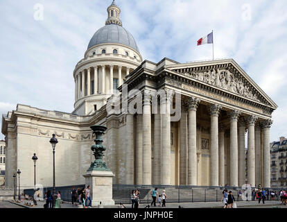 Parigi, Francia, Panthéon, nel quartiere latino di Parigi, originariamente una chiesa dedicata a Ste GENEVIEVE, Foto Stock