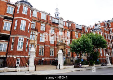 Il Royal Marsden Hospital, Fulham Road, a Chelsea, Londra, Regno Unito Foto Stock