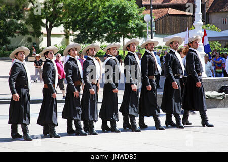 Festival Internazionale del Folklore,2017.,Zagreb, Croazia,26 Foto Stock