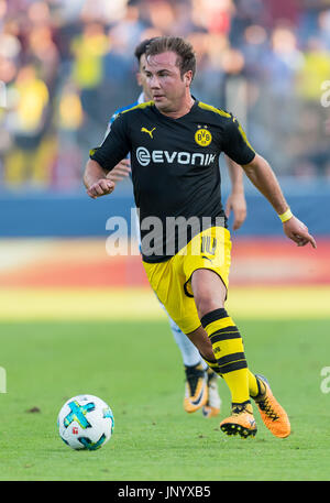 Winterthur, Svizzera. 28 Luglio, 2017. Dortmund Gotze Mario in azione durante il Borussia Dortmund vs Espanyol Barcelona test match in Winterthur, Svizzera, 28 luglio 2017. Foto: Guido Kirchner/dpa/Alamy Live News Foto Stock