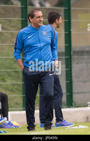 Riscone, Brunico, Italia. Xxv Luglio, 2017. Ramon Diaz (Al-Hilal) Calcio/Calcetto : la pre-stagione amichevole tra Benevento Calcio 1-1 Al-Hilal a Riscone, Brunico, Italia . Credito: Maurizio Borsari/AFLO/Alamy Live News Foto Stock