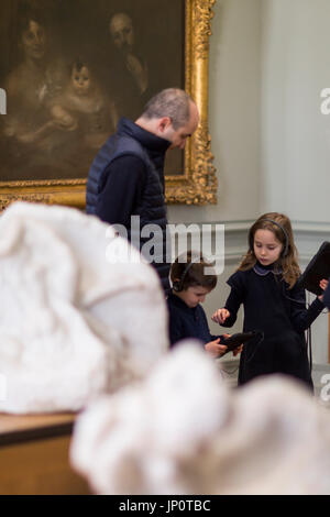 Parigi, Francia - 3 Marzo 2016: Museo Rodin. Il Museo Rodin fu fondata nel 1919 a l'Hotel Biron su rue de Varenne. Foto Stock