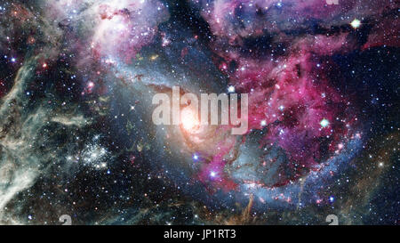 Nebulosa e galassie nello spazio profondo. Gli elementi di questa immagine fornita dalla NASA. Foto Stock