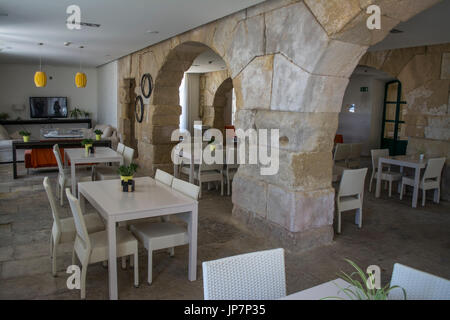 Interno della boutique Hotel Isla Tabarca sull'isola di Tabarca Spagna Foto Stock