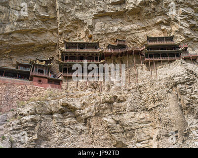 Il Tempio pensile / monastero, Hengshan Mountain, Shanxi, Cina Foto Stock