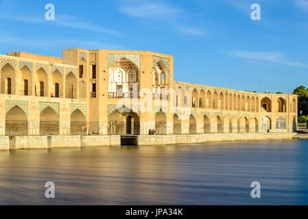 Khaju-Bridge, Isfahan, Iran Foto Stock