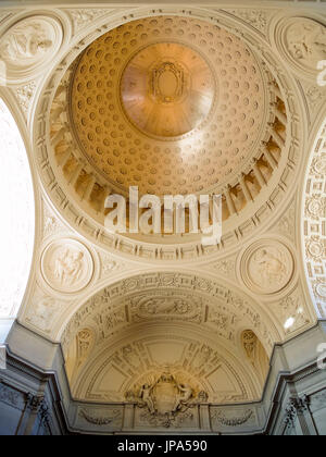 Soffitto a cupola, Stile Beaux Arts, la City Hall di San Francisco, California, Stati Uniti d'America Foto Stock