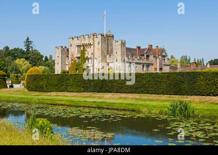 Inghilterra, Kent, Hever, il castello di Hever Castle Foto Stock