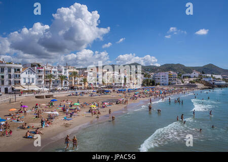 In Spagna, in Catalogna, città di Sitges, Foto Stock