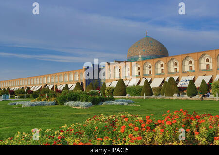 Iran, Esfahan Città, Naqsh-e JAHAN Piazza, Sceicco Lotfollah moschea, Foto Stock