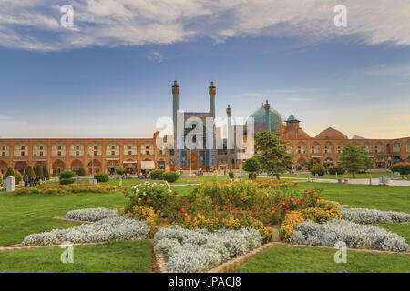 Iran, Esfahan Città, Naqsh-e JAHAN Piazza, Masjed-e Moschea Shah Foto Stock