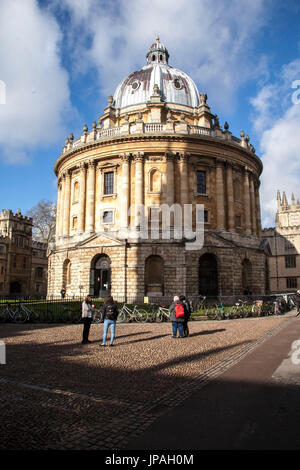 Radcliffe Camera, parte della biblioteca Bodleian, Università di Oxford, Oxfordshire, Inghilterra, Gran Bretagna Foto Stock