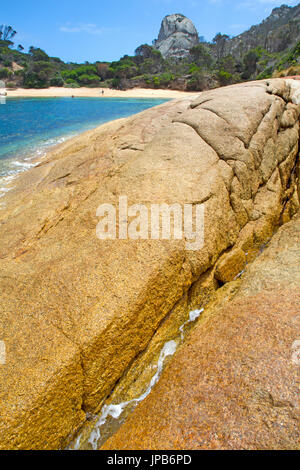 Stacky's ansa nella baia di Killiecrankie, Flinders Island Foto Stock