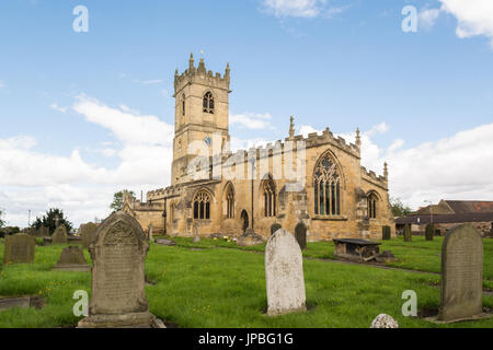 La Chiesa di San Pietro, Barnburgh, Doncaster, South Yorkshire, Inghilterra, Regno Unito Foto Stock