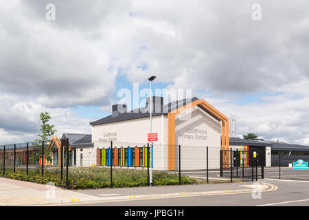 Goldthorpe scuola primaria di nuova costruzione, Barnsley, South Yorkshire, Inghilterra, Regno Unito Foto Stock