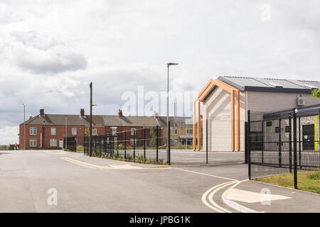 Goldthorpe scuola primaria di nuova costruzione, Barnsley, South Yorkshire, Inghilterra, Regno Unito Foto Stock