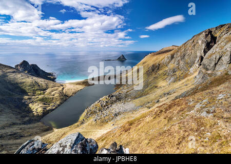 L'Europa, Norvegia, Vesterålen, Nordland, Bleik, Måtind beach Foto Stock