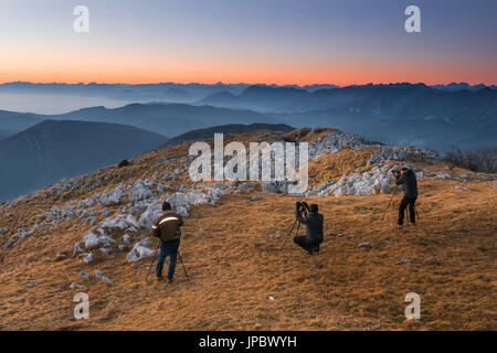 Mese Matajur Europa, Italia, Friuli Venezia Giulia, provincia di Udine, città di Cividale, Foto Stock