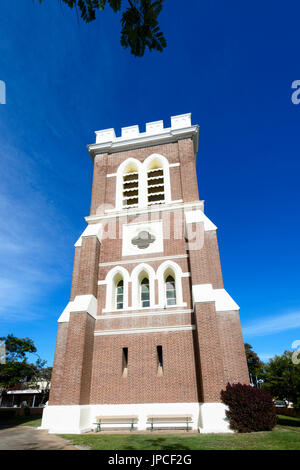 Campanile di San Paolo Chiesa anglicana, Lennox Street, Maryborough, Queensland, QLD, Australia Foto Stock