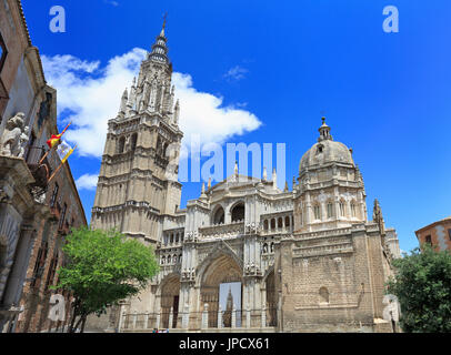 Il Primate Cattedrale di Santa Maria di Toledo (Catedral Primada Santa Maria de Toledo), una cattedrale cattolica romana in Toledo, Spagna Foto Stock