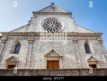 Francia, dipartimento dell'Alta Savoia, Annecy, in vista della Cattedrale di Annecy (Cathédrae Saint Pierre) Foto Stock