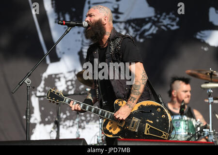 Eseguire rancido a BST dotate: rancido, Tim Armstrong dove: Londra, Regno Unito quando: 01 lug 2017 Credit: WENN.com Foto Stock