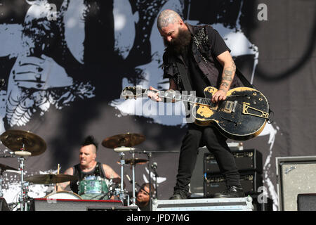 Eseguire rancido a BST dotate: rancido, Tim Armstrong dove: Londra, Regno Unito quando: 01 lug 2017 Credit: WENN.com Foto Stock