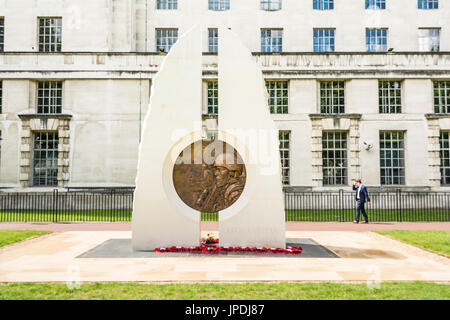 L'Iraq e Afghanistan Memorial su Victoria Embankment, Westminster, London SW1A, REGNO UNITO Foto Stock