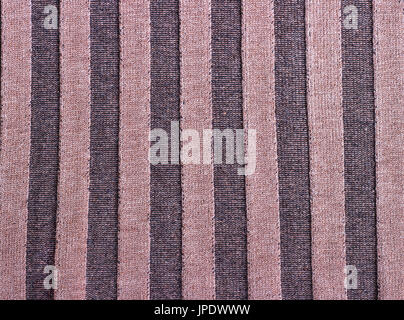 Sfondo da un tessuto a righe Foto Stock