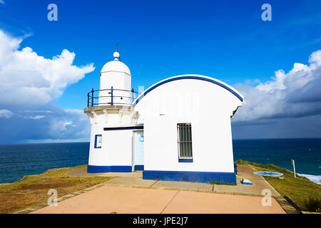Incollamento Point Lighthouse, Port Macquarie, Nuovo Galles del Sud, NSW, Australia Foto Stock