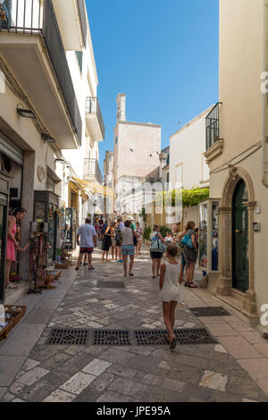 Otranto, provincia di Lecce e Salento puglia, Italia Foto Stock