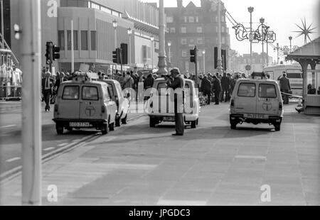 Conseguenze del Grand Hotel Brighton bombardamenti nel 1984 Foto Stock