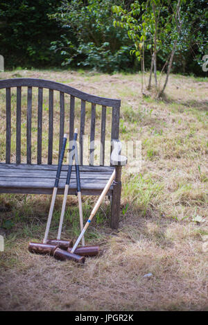 Croquet Foto Stock