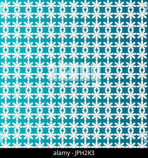 Gradiente floreali seamless pattern come sfondo Foto Stock