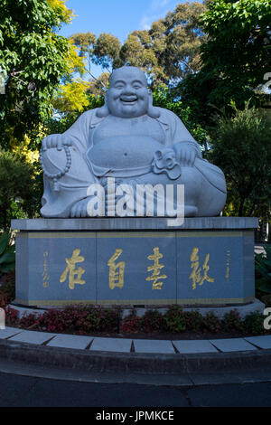 Statua di Buddha a la fo Guang Nan Tien Tempio Wollongong Nuovo Galles del Sud Australia Foto Stock