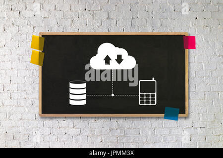 LIVE STREAMING Backup Download di copie di dati di elaborazione dati digitali trasferimento , lo streaming di file di download Foto Stock