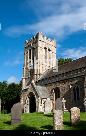 La Chiesa di Sant'Andrea Arthingworth, Northamptonshire, England, Regno Unito Foto Stock