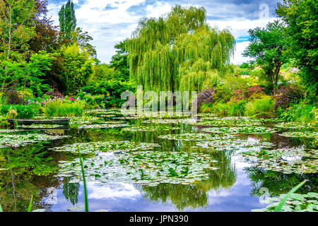 Monet a Giverny, Francia Foto Stock