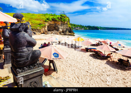 Spiaggia tropicale di Bali, dreamland Beach, Bali, Indonesia Foto Stock
