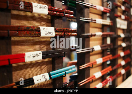 Bacchette store, Giappone Foto Stock