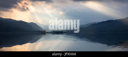 Loch Carron, Wester Ross, Scozia Foto Stock