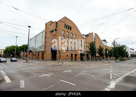 Frankfurt am Main, Germania. 01 Ago, 2017. Il Museo Judengasse presi su 01/08/17 | Utilizzo di credito in tutto il mondo: dpa/Alamy Live News Foto Stock