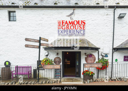 La famosa Grouse Experience a Glenturret Distillery, Crieff Scozia, Regno Unito Foto Stock