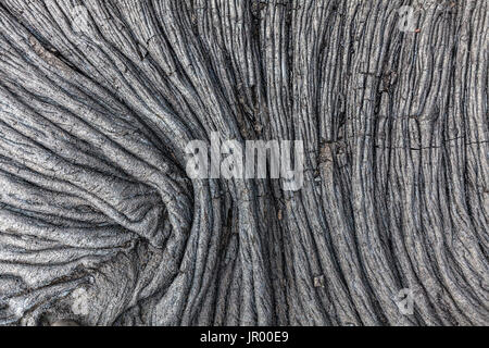 HI00295-00...Hawai'i - modelli di lava in Hawai'i vulcani del Parco Nazionale sull'isola di Hawai'i. Foto Stock