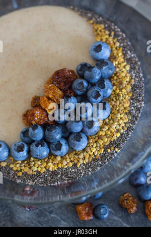 Una ciotola di cibo sano Foto Stock