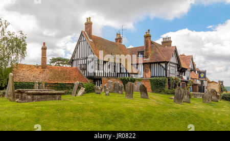 La pittoresca cittadina di Goudhurst, nel Weald del Kent, sud-est dell' Inghilterra, Regno Unito. Foto Stock