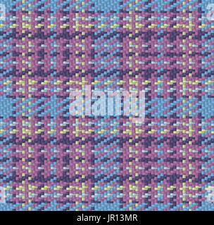 Seamless materiale controllato pattern, tartan e plaid tessuto sfondo Illustrazione Vettoriale