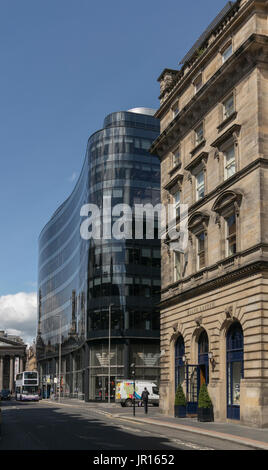 Rigenerazione del centro città di Glasgow, Scotland, Regno Unito Foto Stock