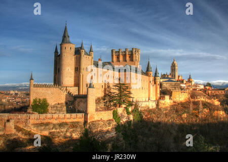 L'Alcazar di Segovia, Spagna Foto Stock