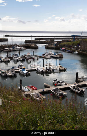 Seaham Harbour Marina, Seaham, County Durham, England, Regno Unito Foto Stock